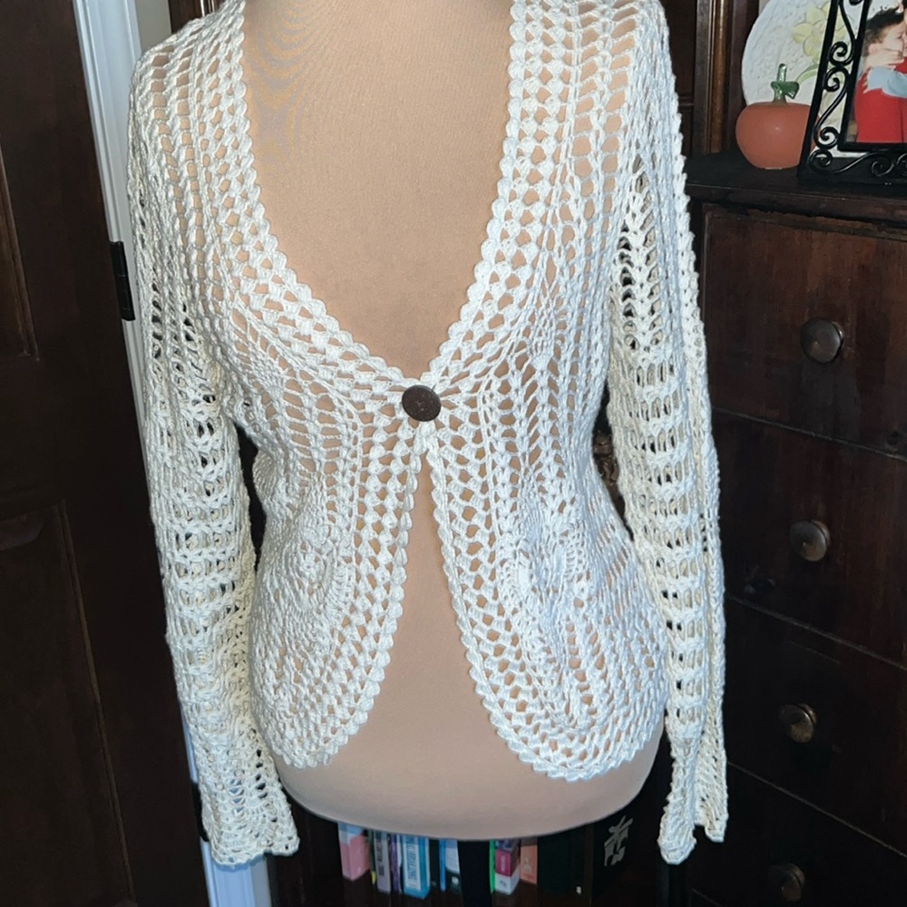 Crochet Sweater Size Medium